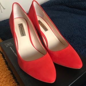 INC Faux Suede Pumps